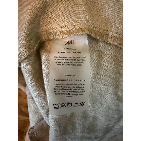 Monos linen dress sz M/L - Picture 5 of 7